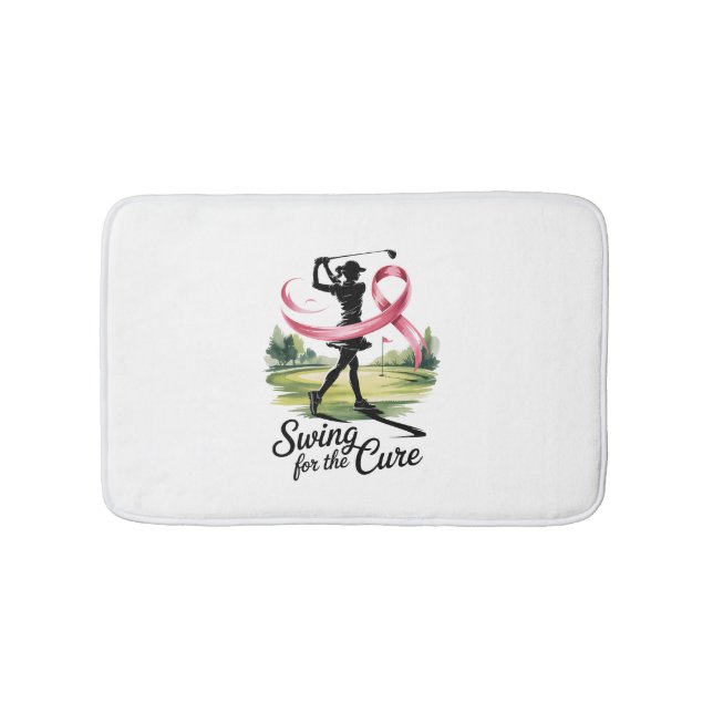 Swing for the Cure Golf Breast Cancer Badrumsmatta (Framsidan)