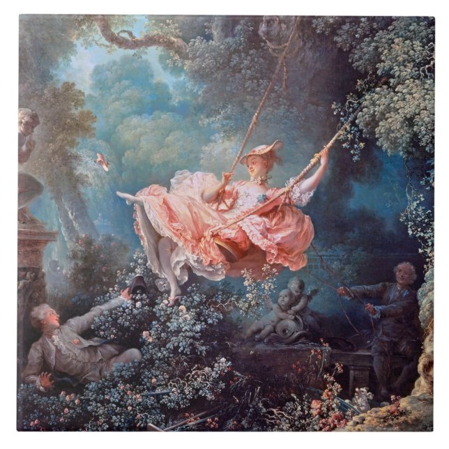 Swing, Fragonard Kakelplatta (Framsidan)