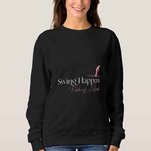 Swing Happens, Victory Awaits T Shirt (Framsida)