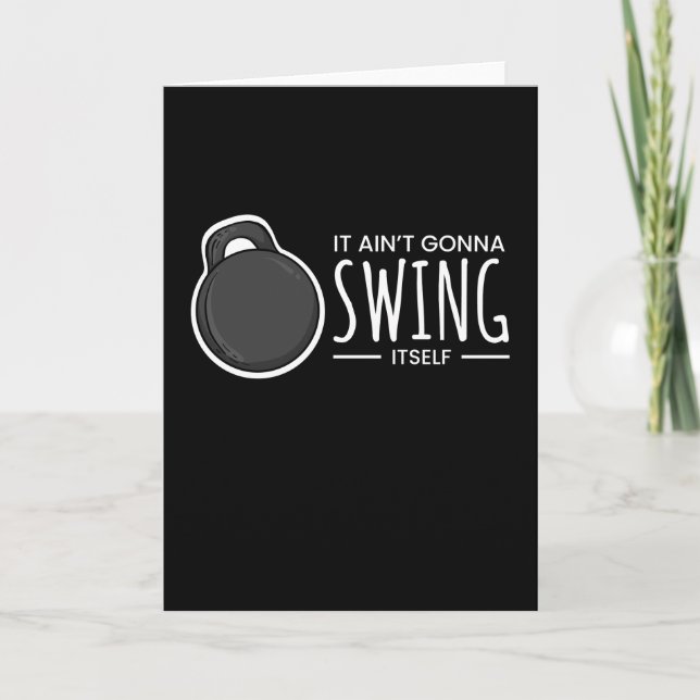 Swing It Self Kettlebell Fitness Kort (Framsida)