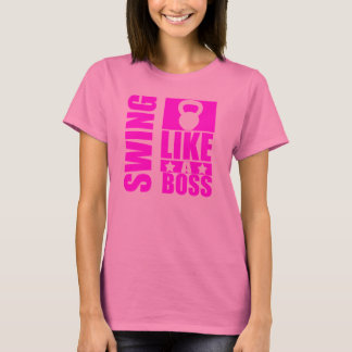 SWING Like a Boss - Ladies Elite Fitness Tshirt T Shirt