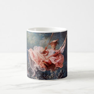 Swing-målningen av Jean-Honoré Fragonard Kaffemugg