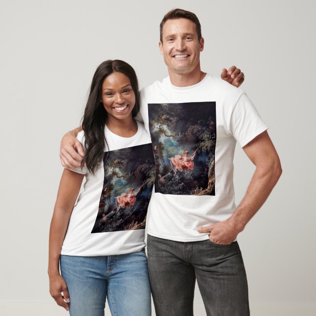 Swing-målningen av Jean-Honoré Fragonard T Shirt (Unisex)