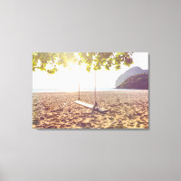 Swing on Beach at Sunset 2