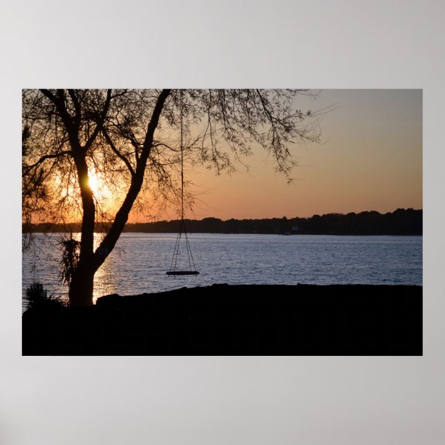 Swing på floden poster (Framsidan)