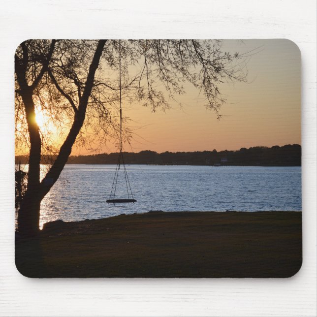 Swing på floden vid Sunset Musmatta (Framsidan)