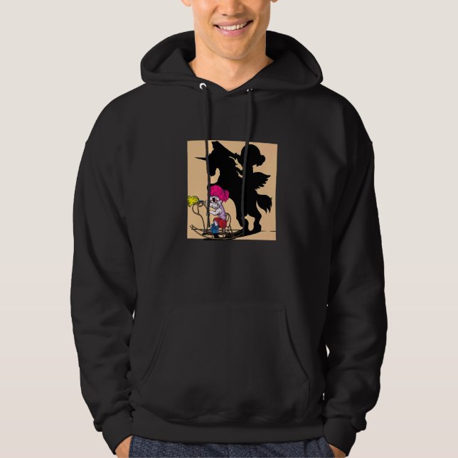 Swing Rocking Horse Unicorn Childdar Riding Women Hoodie (Framsida)