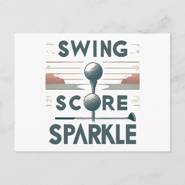 Swing, Score, Gnistra Helg Vykort (Framsida)