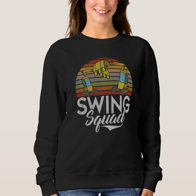 Swing Squad  Construction Workers & Construction S T Shirt (Framsida)