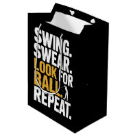 Swing Svär Sök Efter Boll Upprepa Golf Golfare Gol