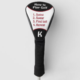 Swing, Swear, Find Boll, Repeat Monogram