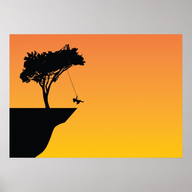 Swing träd poster (Framsidan)