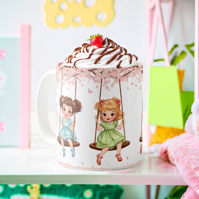 Swingande systrars glädje kaffemugg (Skapare uppladdad)