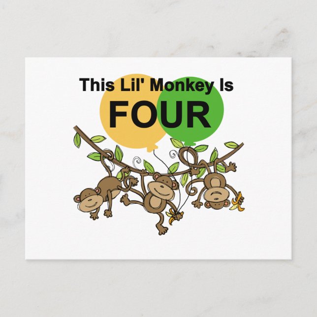 Swingapor 4e födelsedagen Tshirts och presenter Vykort (Framsida)