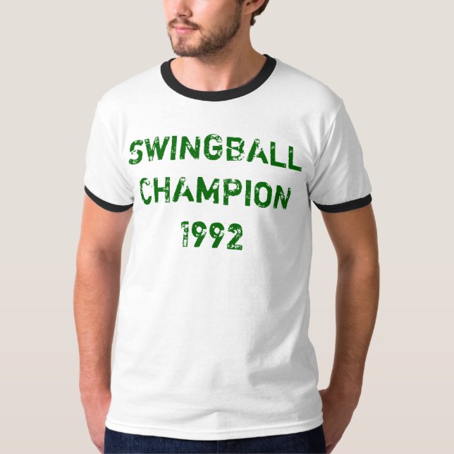 Swingball mästareT-tröja 1992 Tee (Framsida)