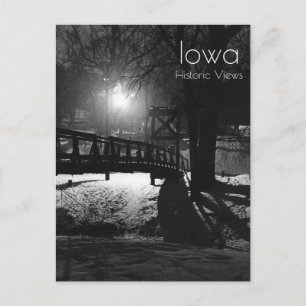 Swingbridge i Ames Iowa Vykort