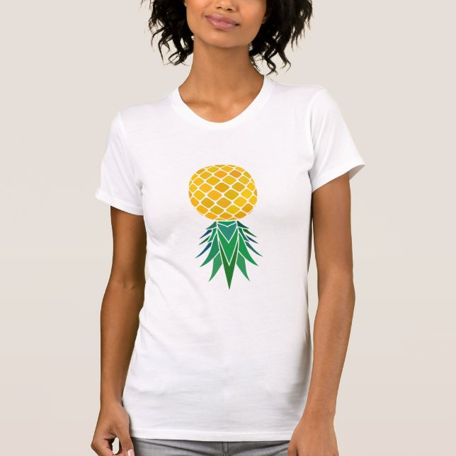 Swinger Pride (Vit) T Shirt (Framsida)