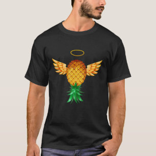 Swinger Up Down Pineapple Glory Angel Vingar Ha T Shirt