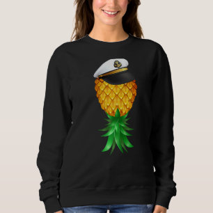 Swinger, upp och ned, ananas kapten Sailor Hat S T Shirt