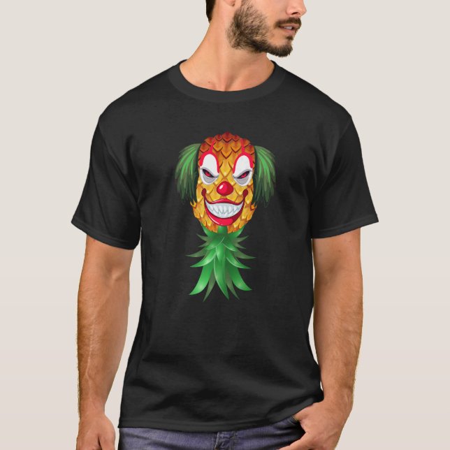 Swinger Upside Up Down Pineapple Creepy Clown Hall T Shirt (Framsida)