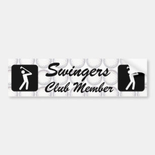 Swingerklubbmedlem Bildekal
