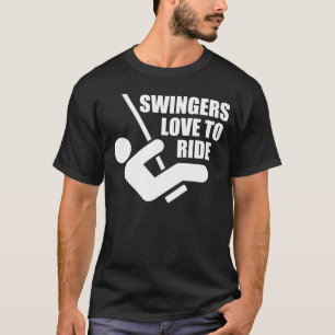 SWINGERS ÄLSKAR FÖR ATT RIDA TEE