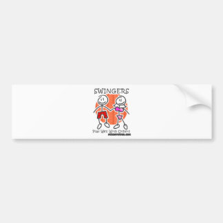 Swingers leker samspeltt bildekal