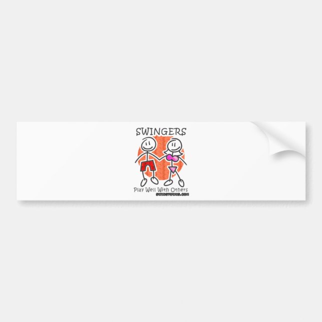 Swingers leker samspeltt bildekal (Framsidan)
