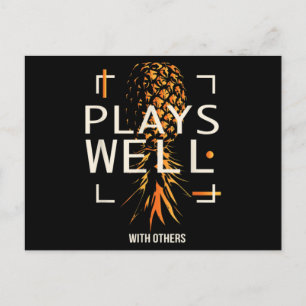 Swingers livsstil, fin uppifrån och ned-anas vykort