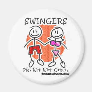 Swingers spelar bra tillsammans magnet