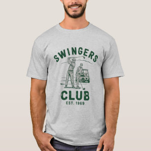 Swingersklubb Rollig Sarksatisk Golf Golfare T Shirt