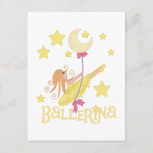 Swinging Ballerina Tshirts och Gifts Vykort