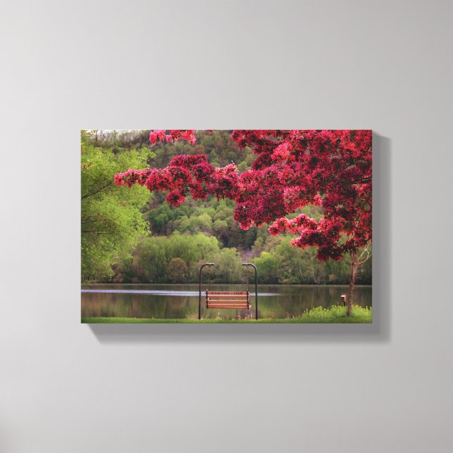 Swinging Bench 12x8,75 tum Canvastryck (Framsida)