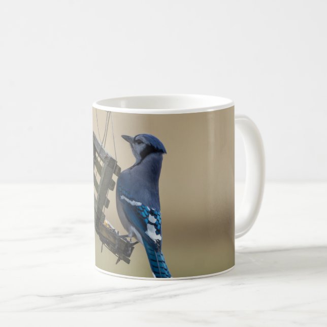 Swinging Blue Jay Coffee Mugg (Framsida höger)