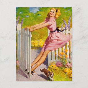 Swinging into Summer, 1945 Vykort