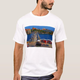 Swinging Old dam Curacao Bridge T Shirt