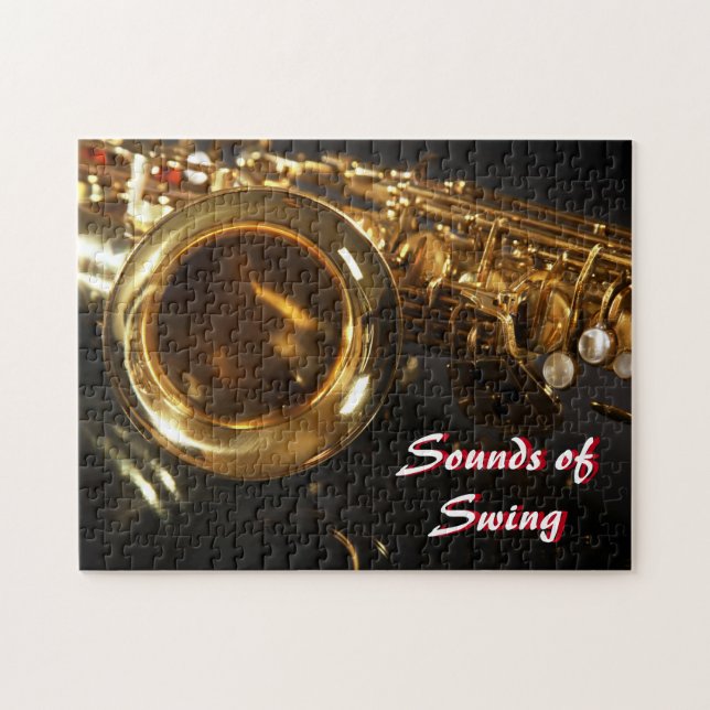 Swinging Saxophone Pussel (Horisontell)