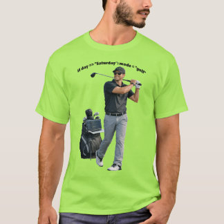 Swinging Software Engineer Who Plays Golf URM T Shirt