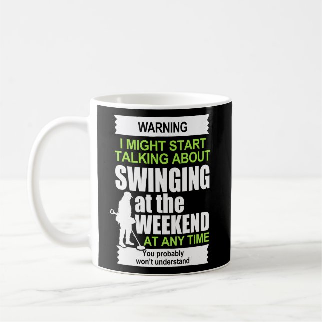 Swinging vid upptäckten av Metall vid Helg Kaffemugg (Vänster)