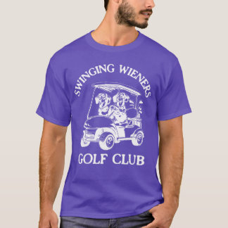 Swinging Wieners Golf Club Dachshund Wiener Dog Fa T Shirt