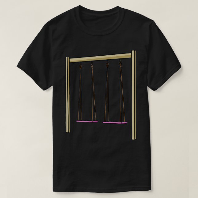 Swings Playground Park Swing T Shirt (Design framsida)