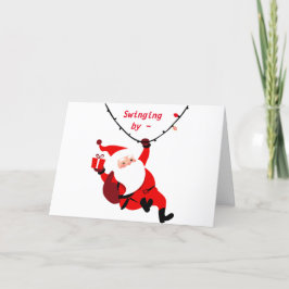 SWINGSANTA CHRISTMAS-KORT FÖR ALLA TACK KORT
