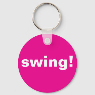 SwingThink, Shock rosa Golf Boll Nyckelring