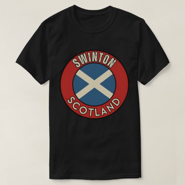 Swinton, Skottland T Shirt (Design framsida)