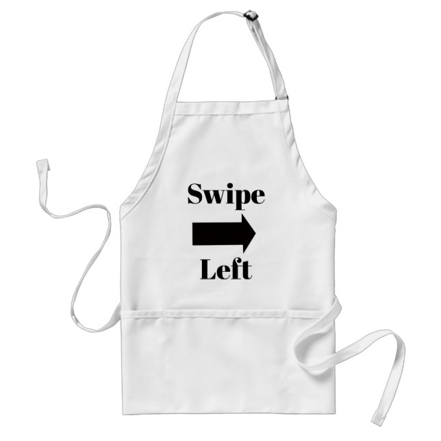 Swipe Left Apron Förkläde (Framsidan)