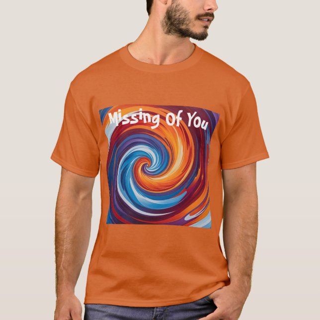 Swirl Art Manar Tshirt Design T Shirt (Framsida)