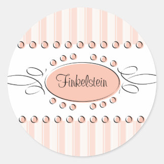 Swirl Decor Runt Klistermärke