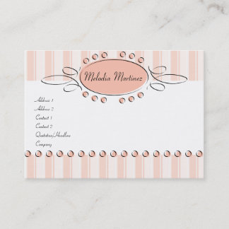 Swirl Decor Visitkort