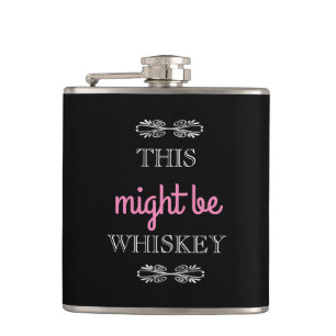 Swirl Det här kan vara whiskey Fickplunta