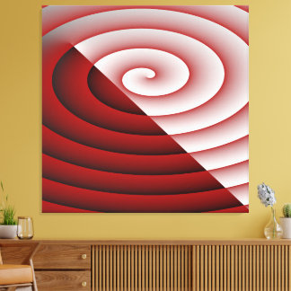 SWirl Double color Wave Canvastryck